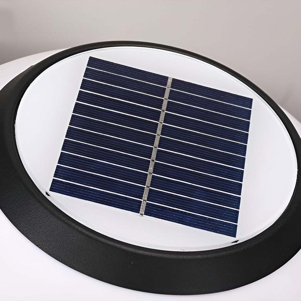 Solar Fence Post Cap Lights with Adjustable LED Glow