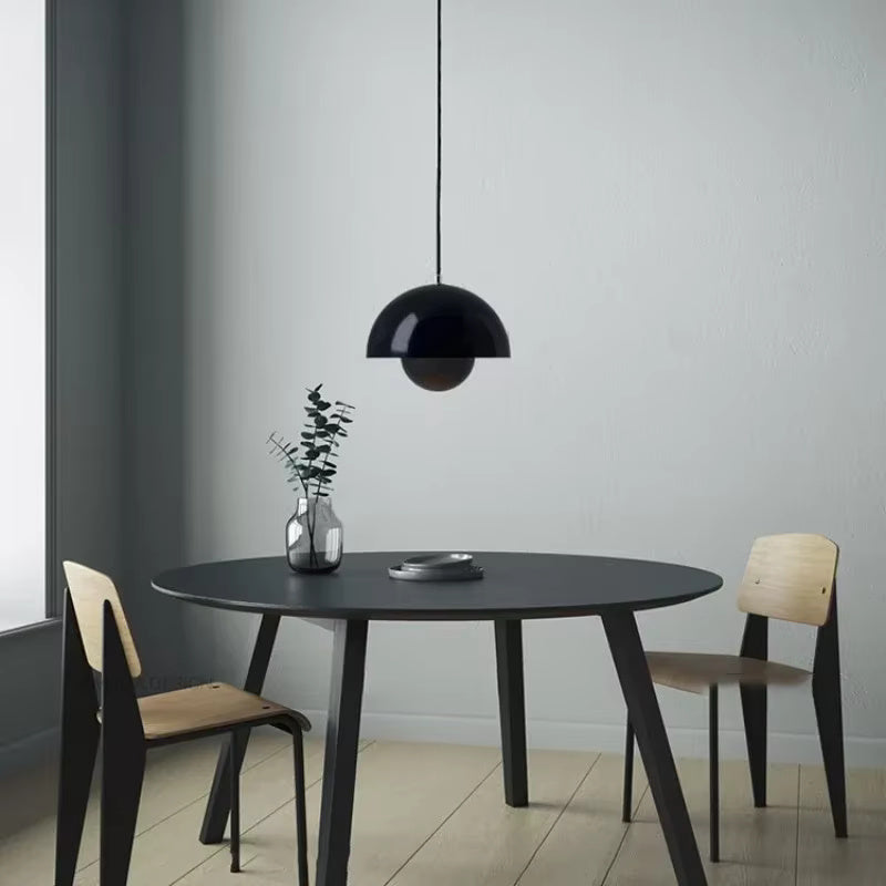 Minimalist Spherical Pendant Light with Warm Dimmable LED