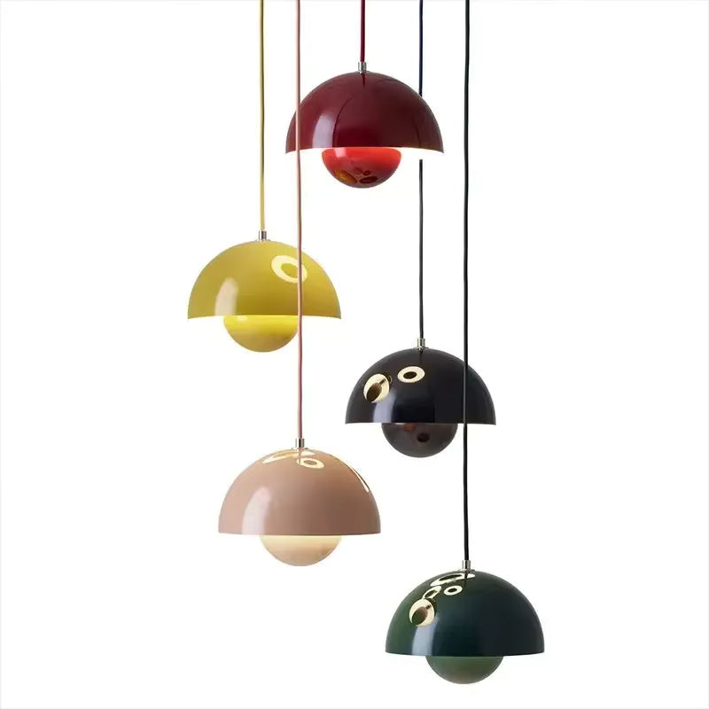 Minimalist Spherical Pendant Light with Warm Dimmable LED