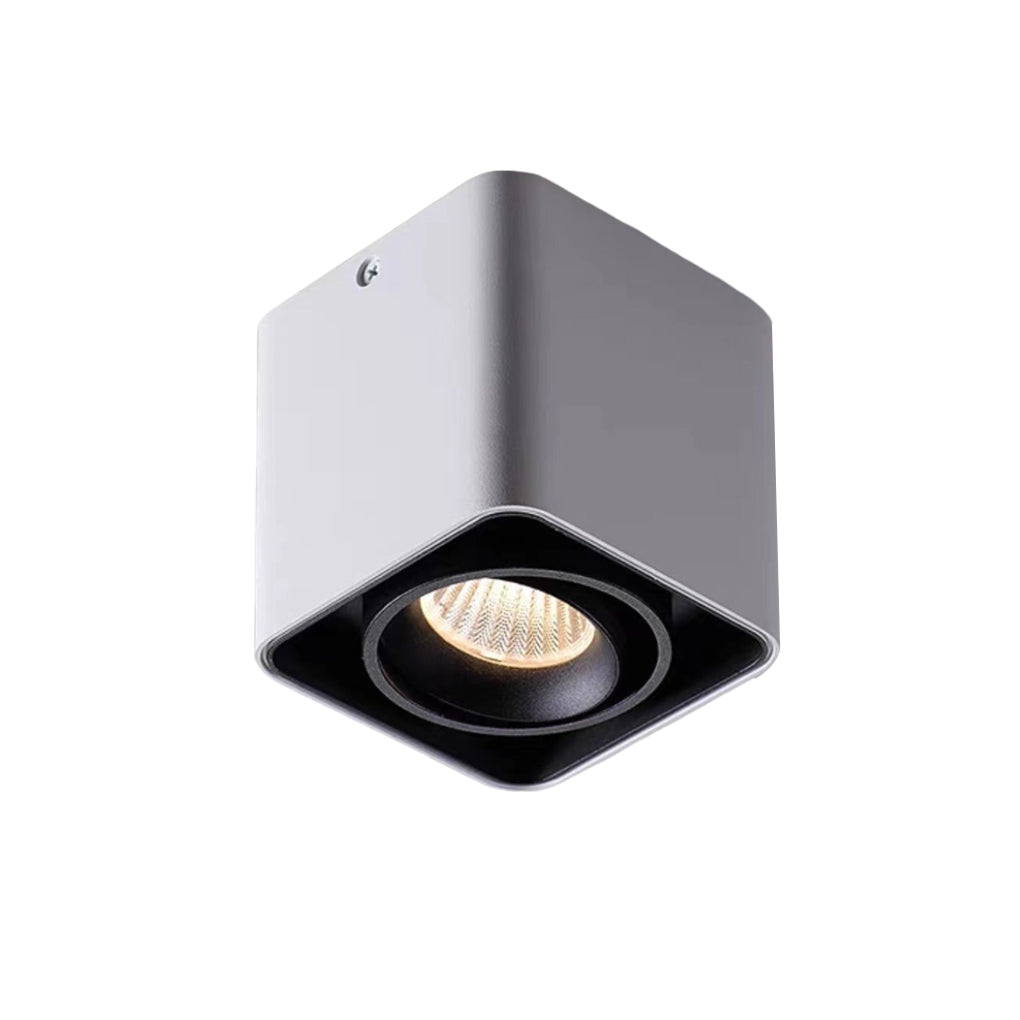Refined Adjustable Ceiling Spotlight with Soft Anti-Glare Illumination