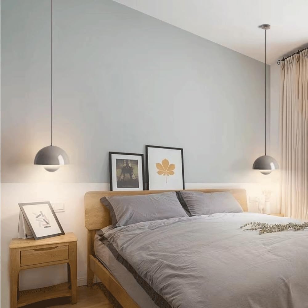 Minimalist Spherical Pendant Light with Warm Dimmable LED