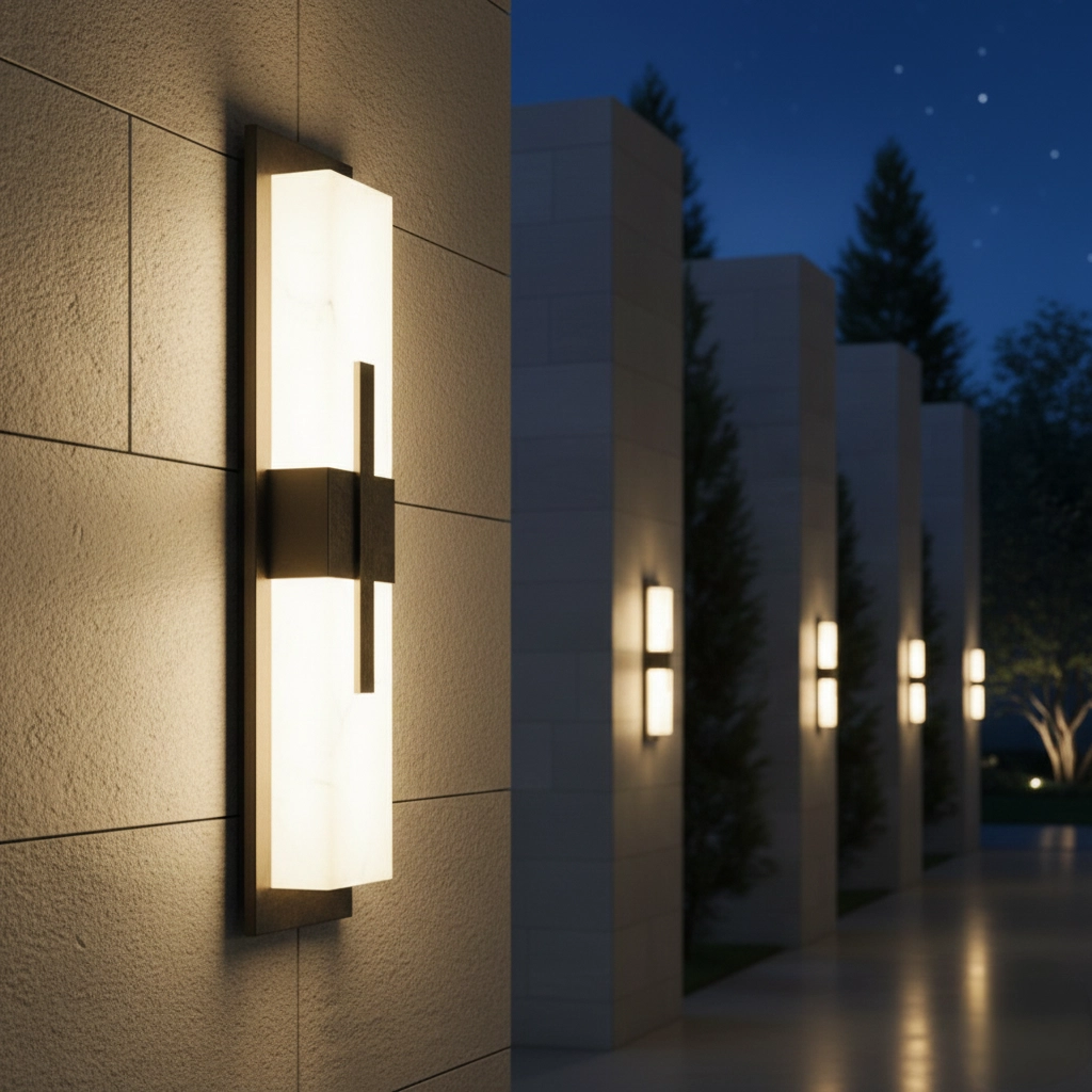 Refined Architectural Outdoor Wall Light