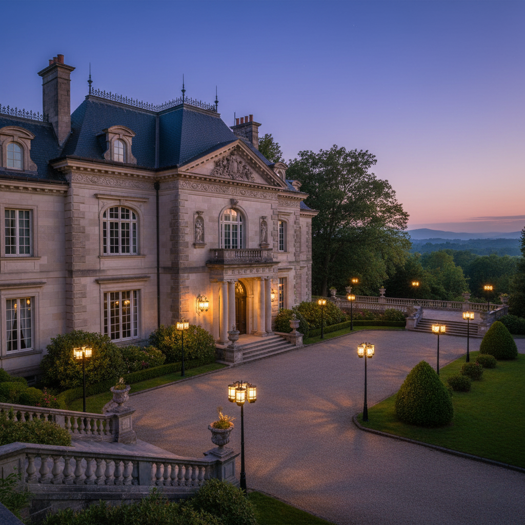 Modern Outdoor Post Light with Durable Aluminum Construction