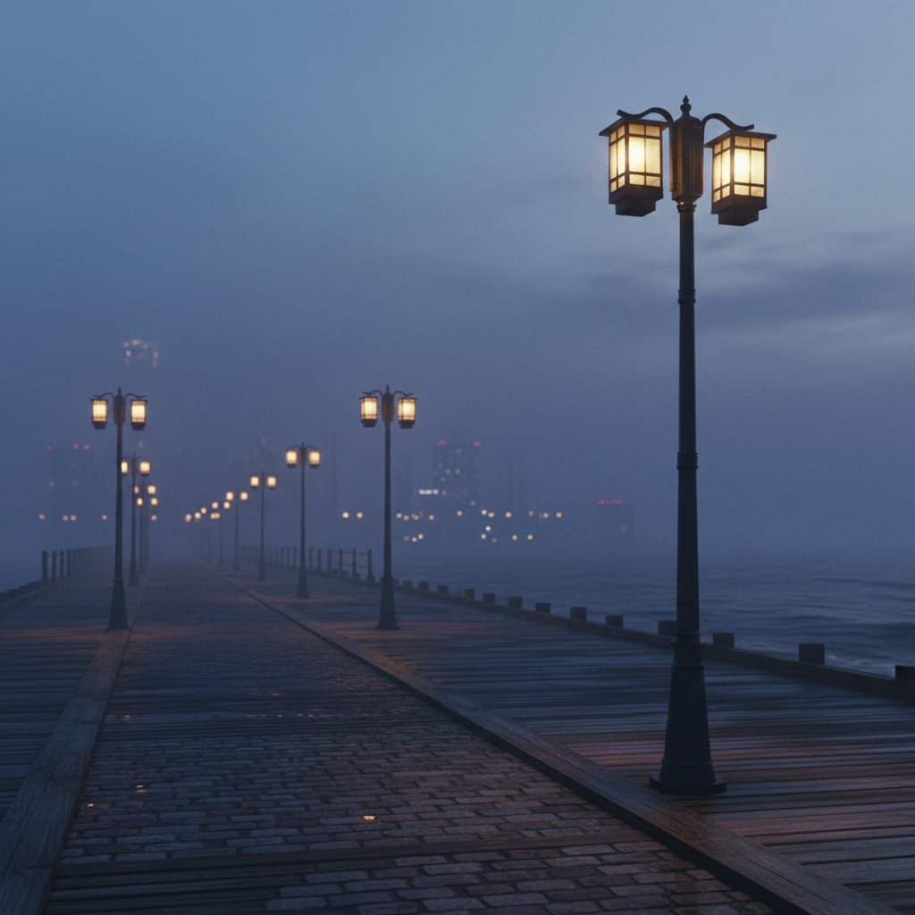 Modern Outdoor Post Light with Durable Aluminum Construction