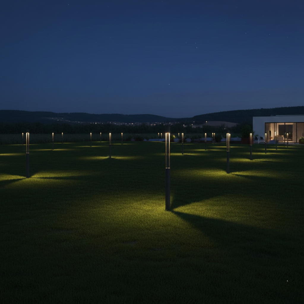 Architectural LED Bollard Lighting for Refined Outdoor Pathways