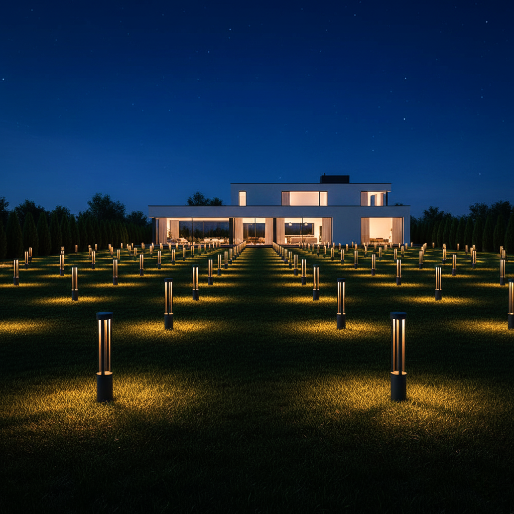 Architectural LED Bollard Lighting for Refined Outdoor Pathways