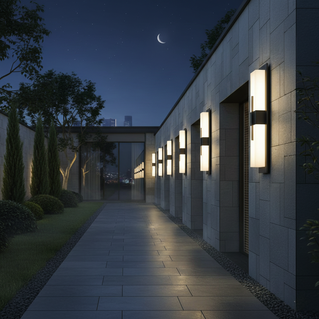 Refined Architectural Outdoor Wall Light