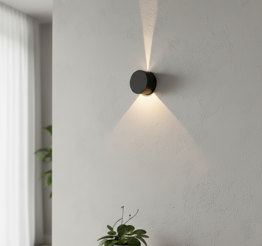 Minimalist Aluminium LED Wall Light with Soft Ambient Glow