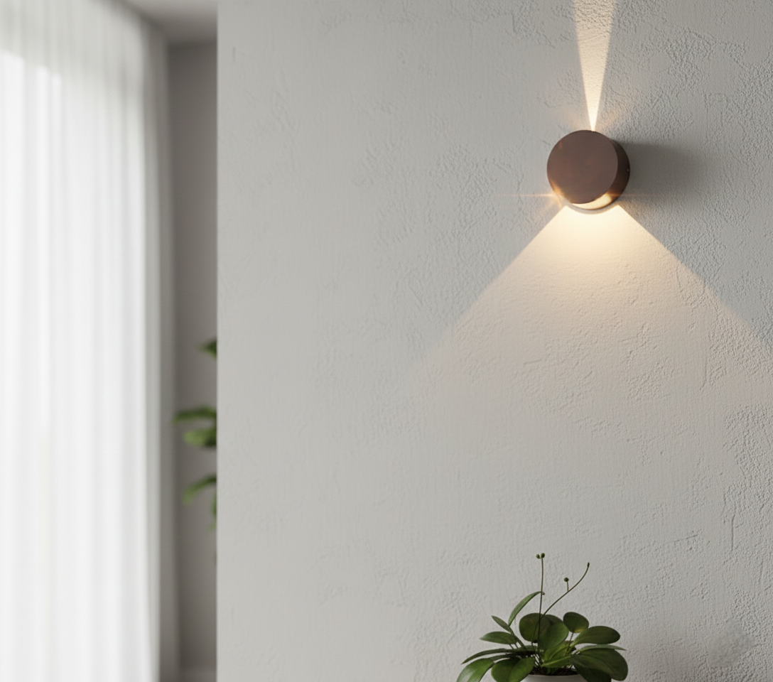 Minimalist Aluminium LED Wall Light with Soft Ambient Glow