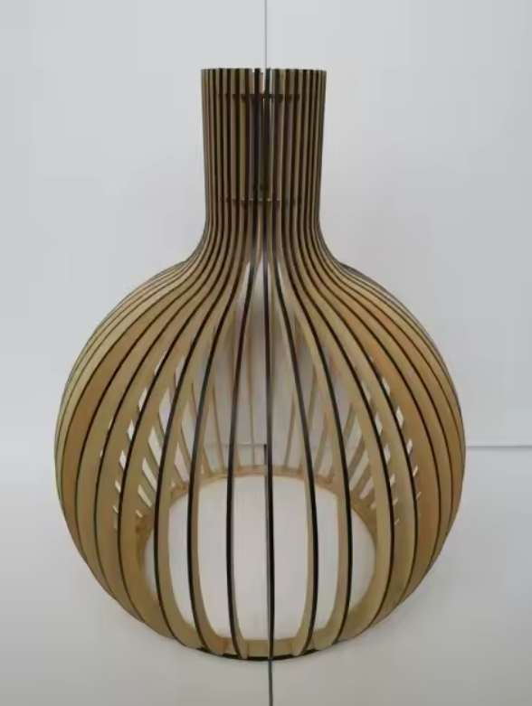Handwoven Bamboo Pendant Light with Warm Natural Ambience