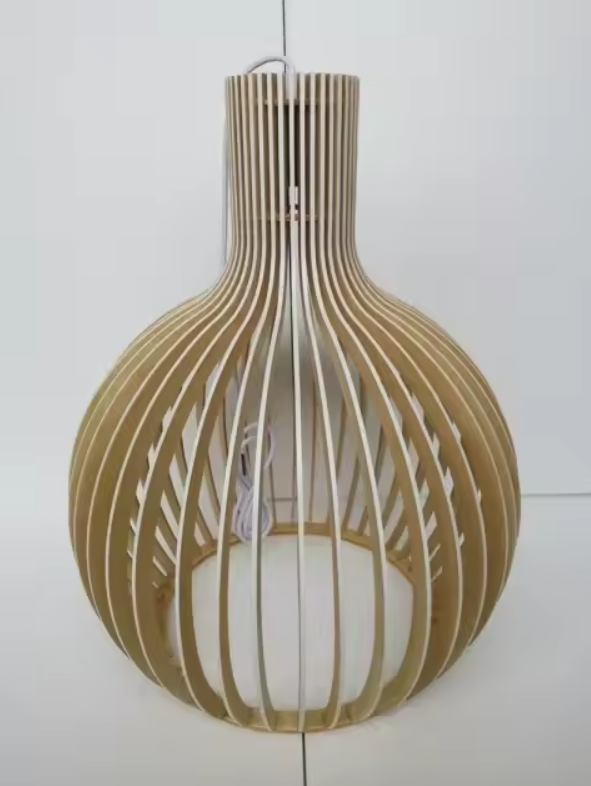 Handwoven Bamboo Pendant Light with Warm Natural Ambience