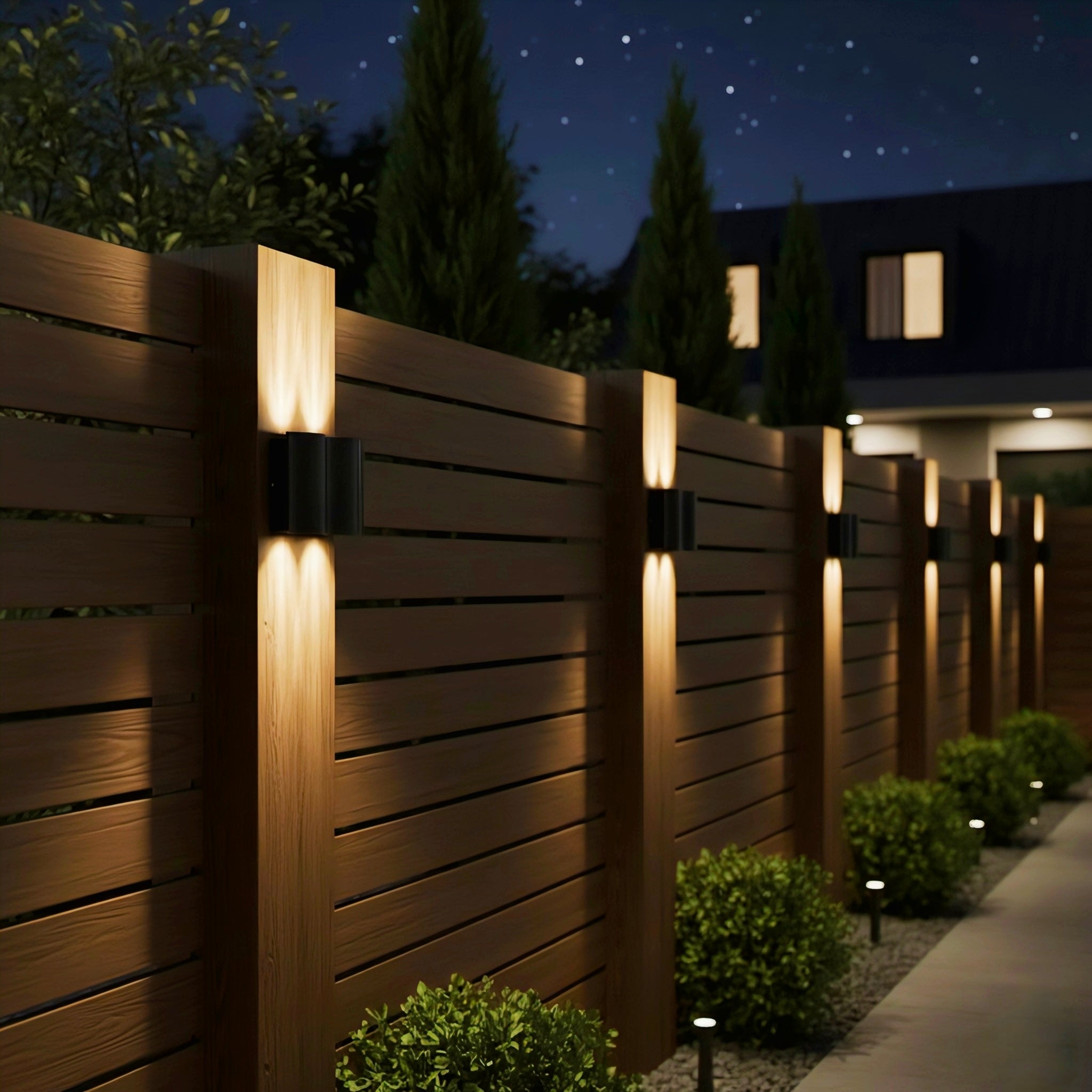 Arc Wave LED Wall Light with Up & Down Illumination