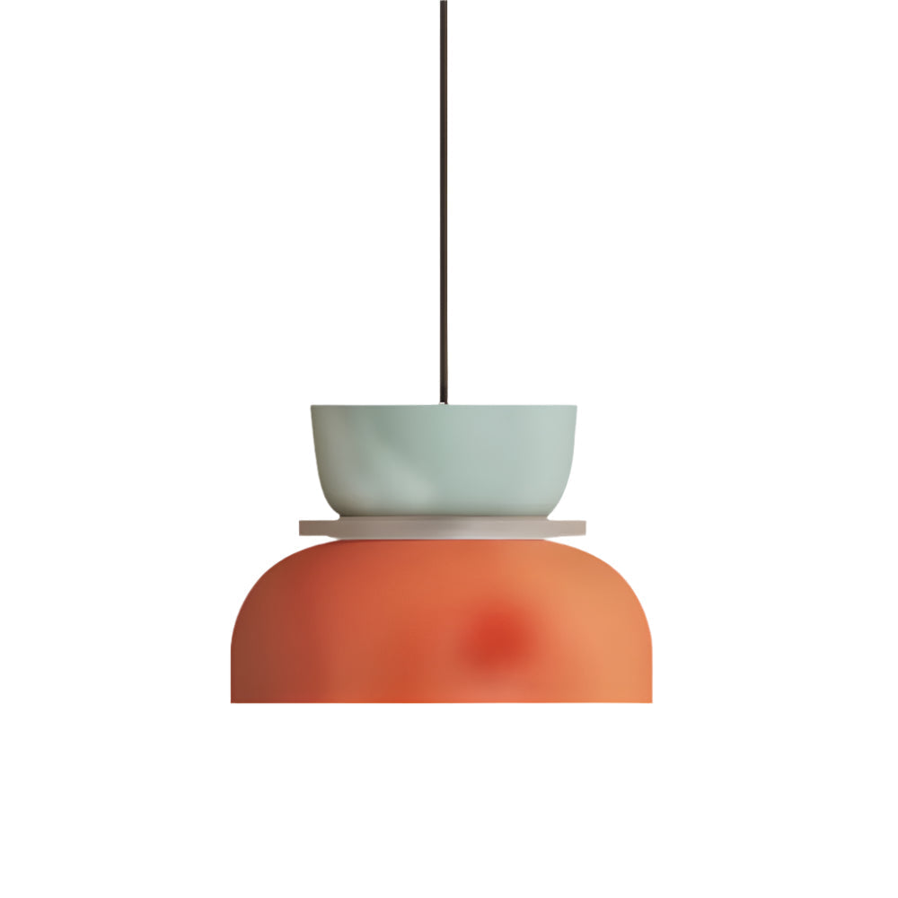 Scandinavian Pastel Pendant Light with Soft LED Ambience