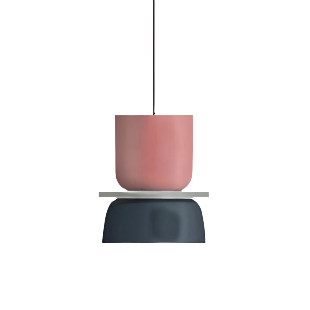 Scandinavian Pastel Pendant Light with Soft LED Ambience