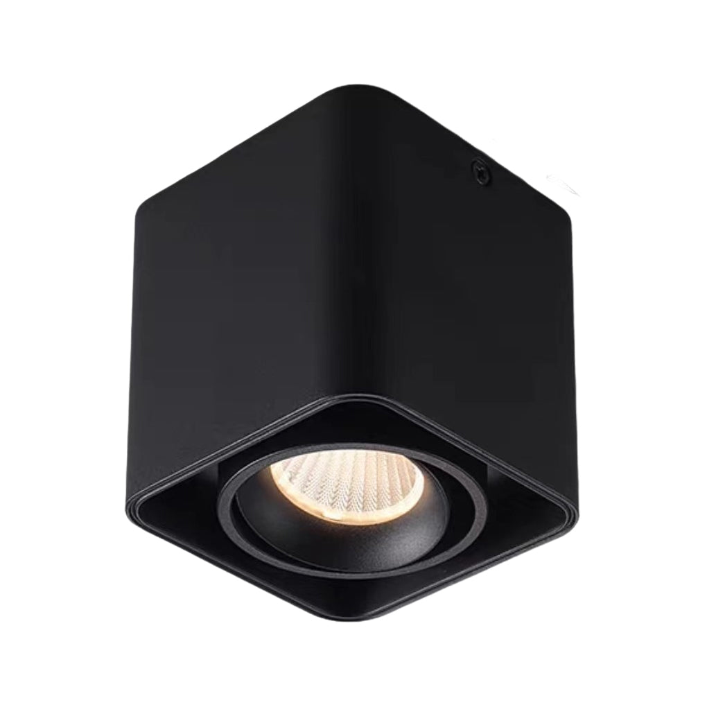 Refined Adjustable Ceiling Spotlight with Soft Anti-Glare Illumination