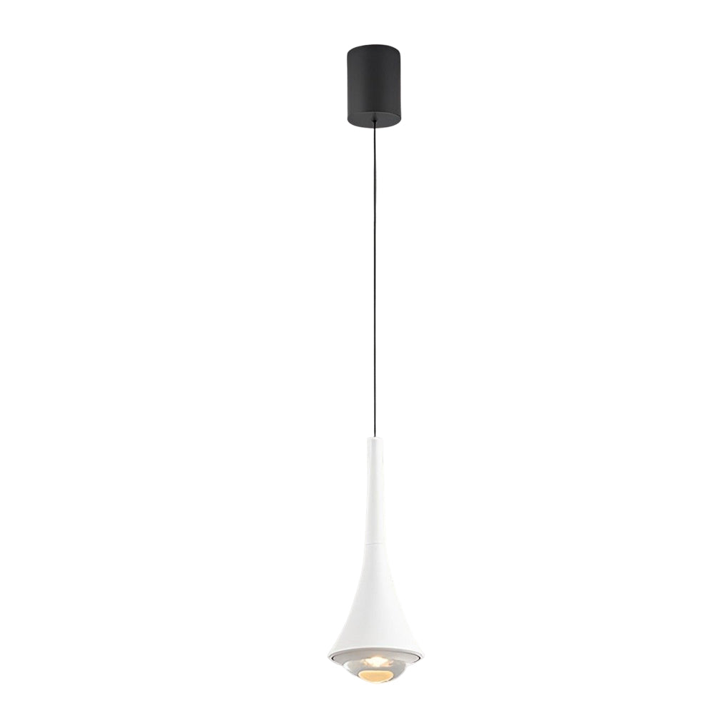 Adjustable Glass Pendant Light with Warm Ambient Glow