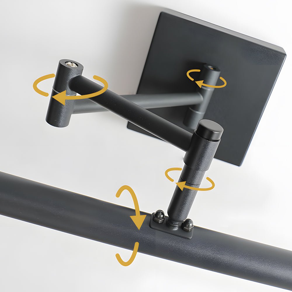 40″ Adjustable Swing Arm Bathroom Vanity Light Bar