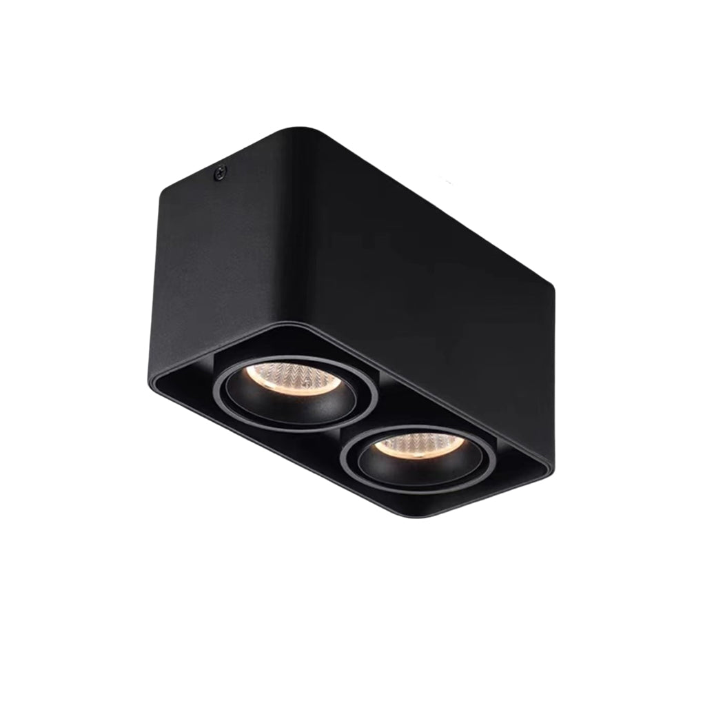 Refined Adjustable Ceiling Spotlight with Soft Anti-Glare Illumination