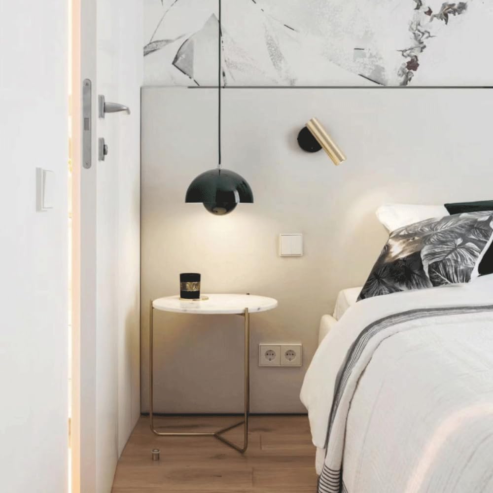 Minimalist Spherical Pendant Light with Warm Dimmable LED