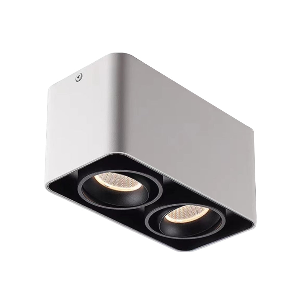 Refined Adjustable Ceiling Spotlight with Soft Anti-Glare Illumination