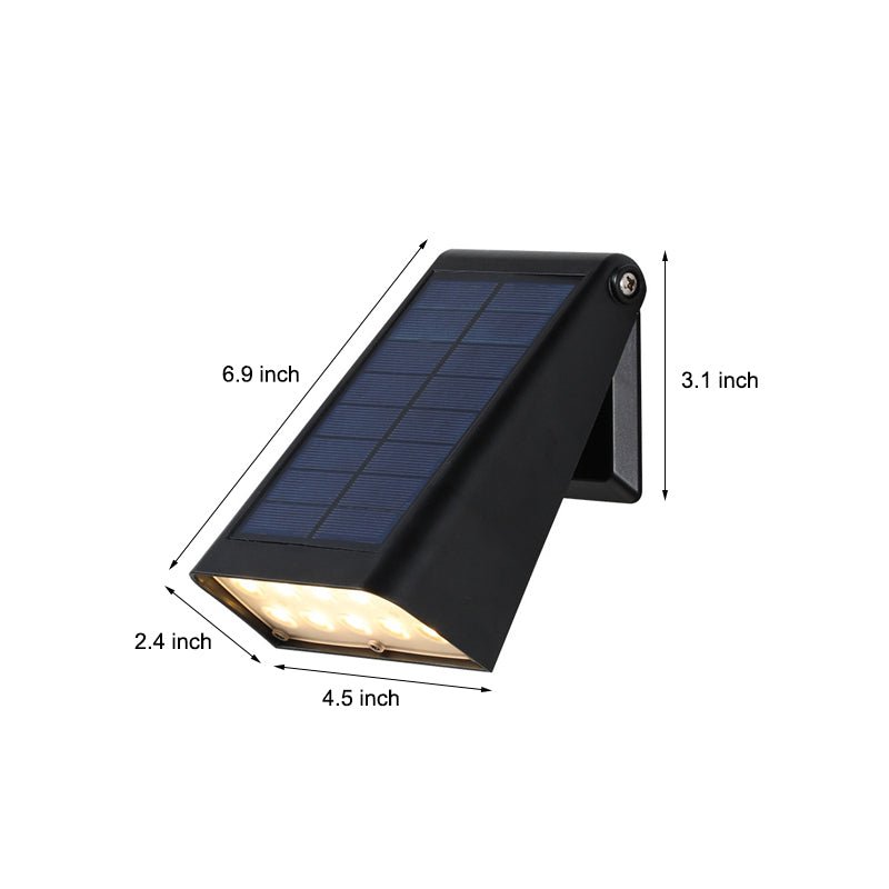 Adjustable Solar Wall Light with Dual Brightness Modes