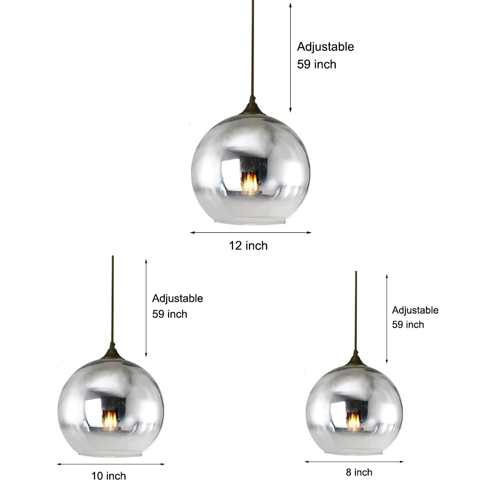 Minimalist Spherical Pendant Chandelier with Soft Adjustable Light