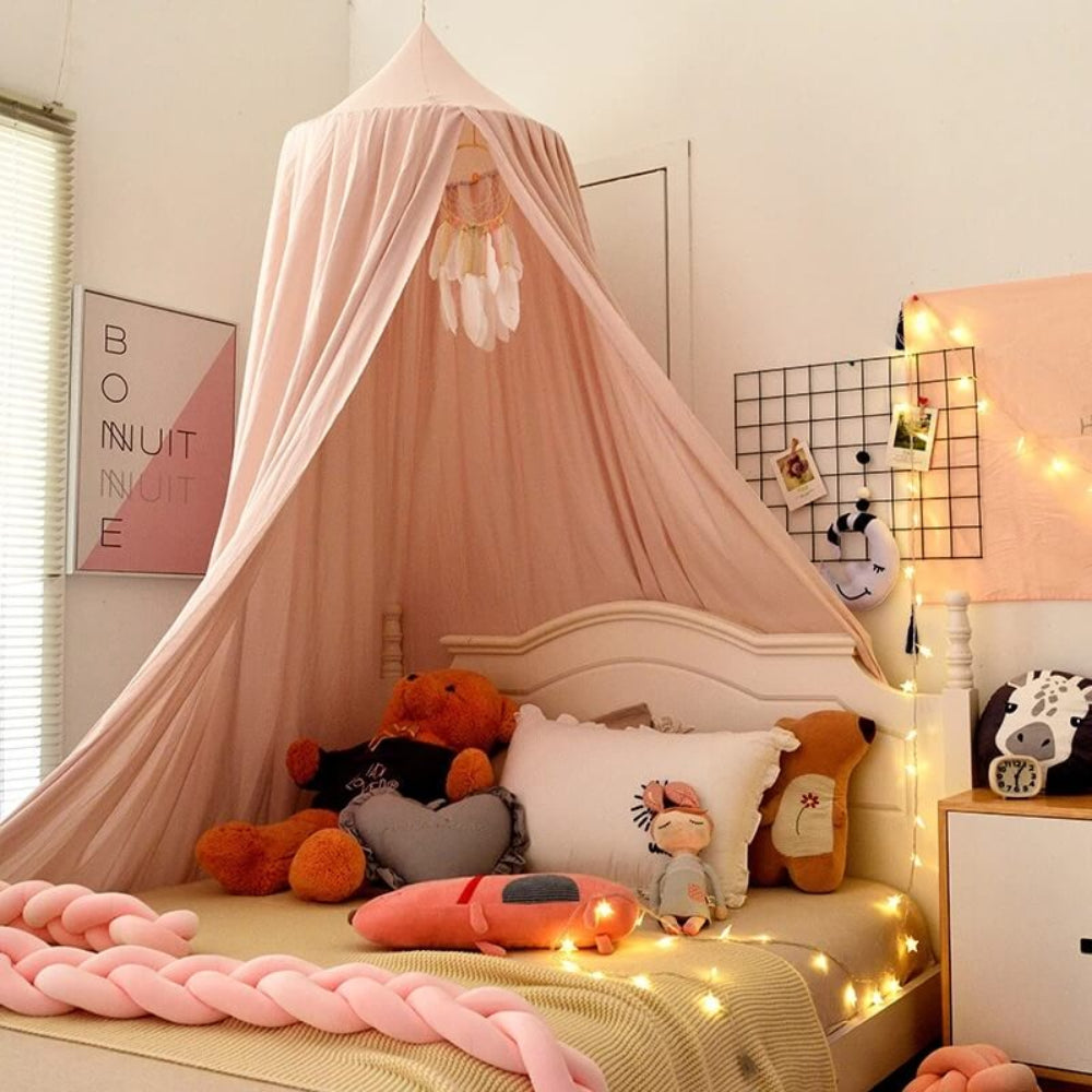Soft Flowing Canopy for Cozy Children's Spaces