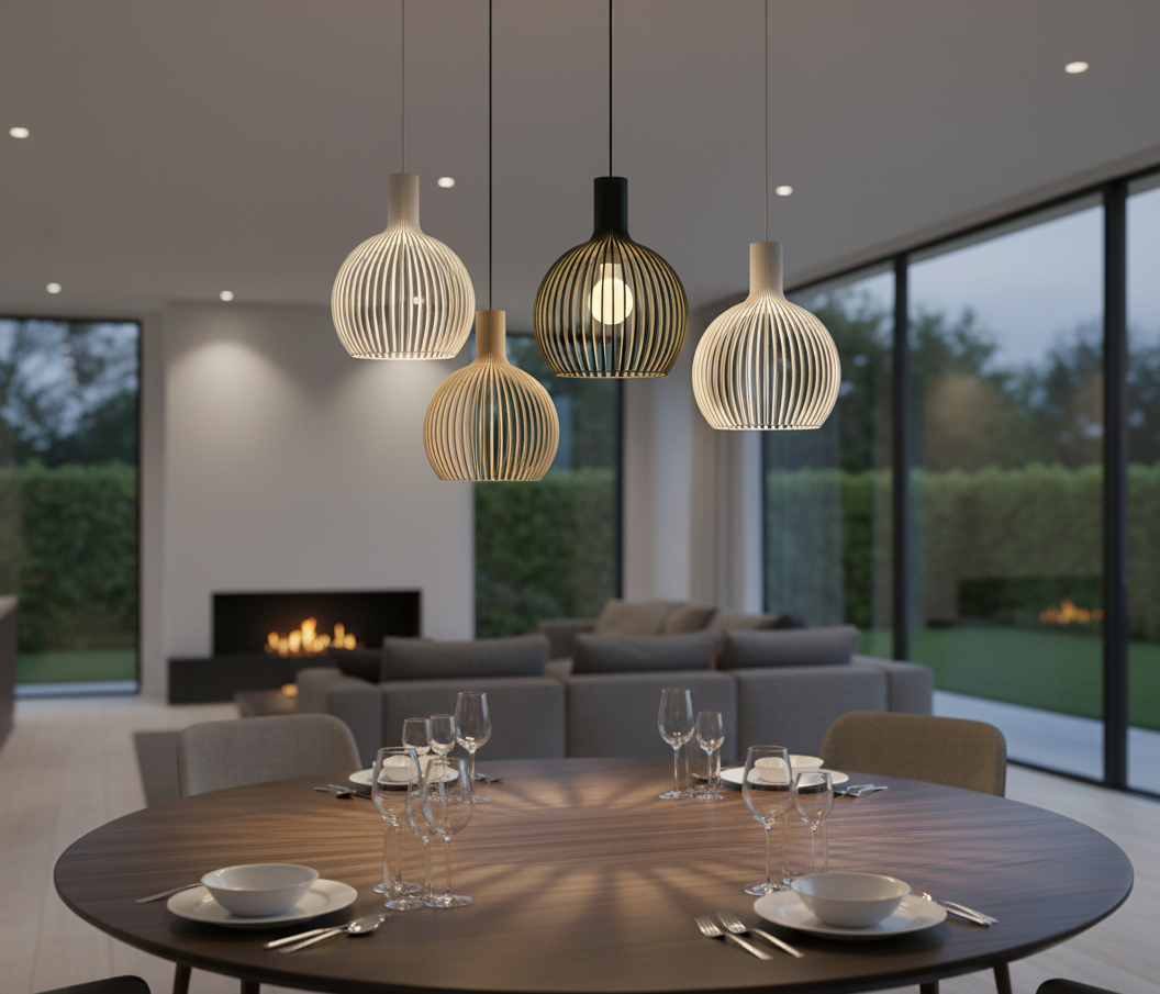 Handwoven Bamboo Pendant Light with Warm Natural Ambience