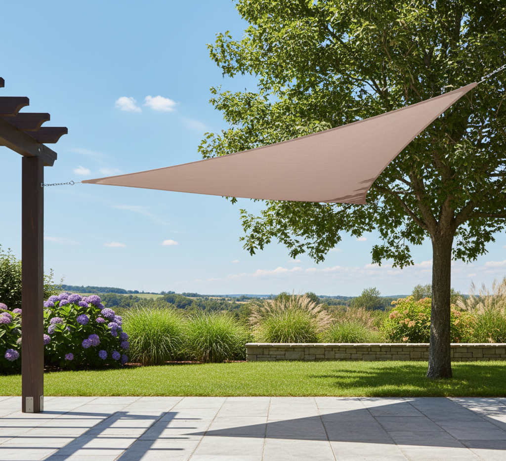 Waterproof UV-Blocking Sun Shade Sail for Cool Outdoor Comfort