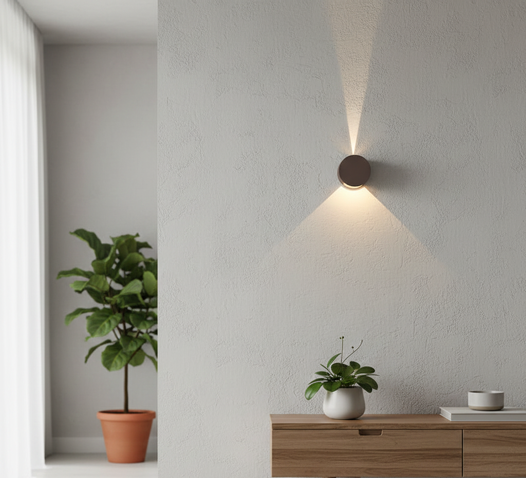 Minimalist Aluminium LED Wall Light with Soft Ambient Glow