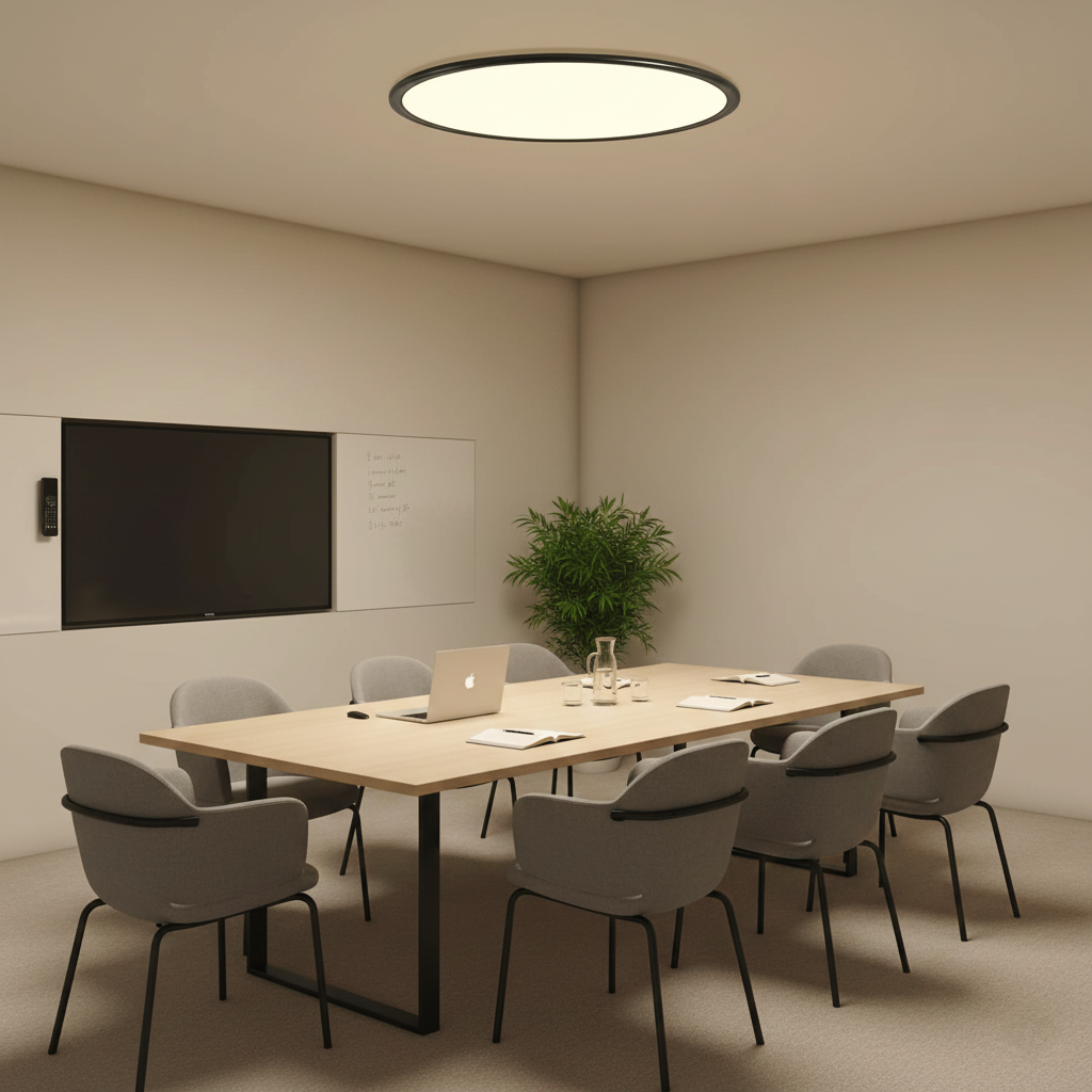 Ultra-Thin Circular LED Flush Mount Ceiling Light