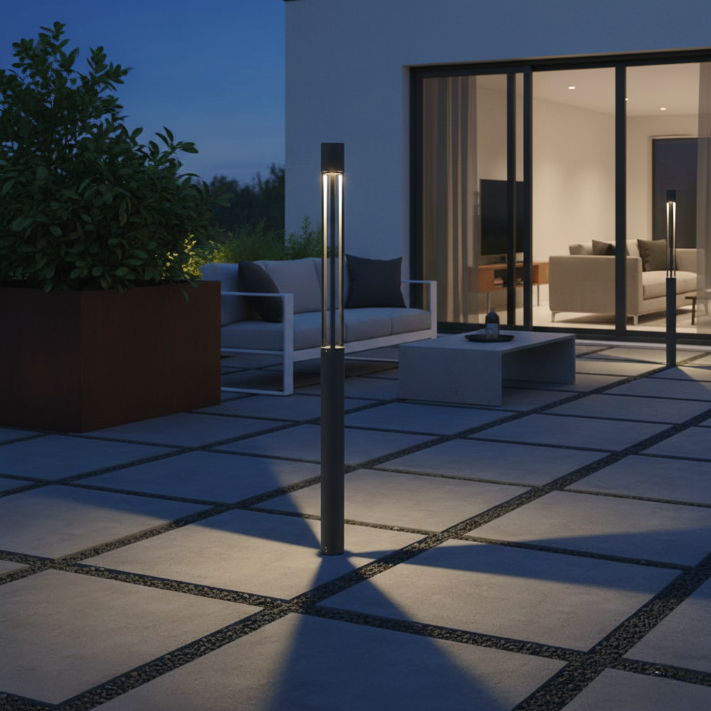 Architectural LED Bollard Lighting for Refined Outdoor Pathways