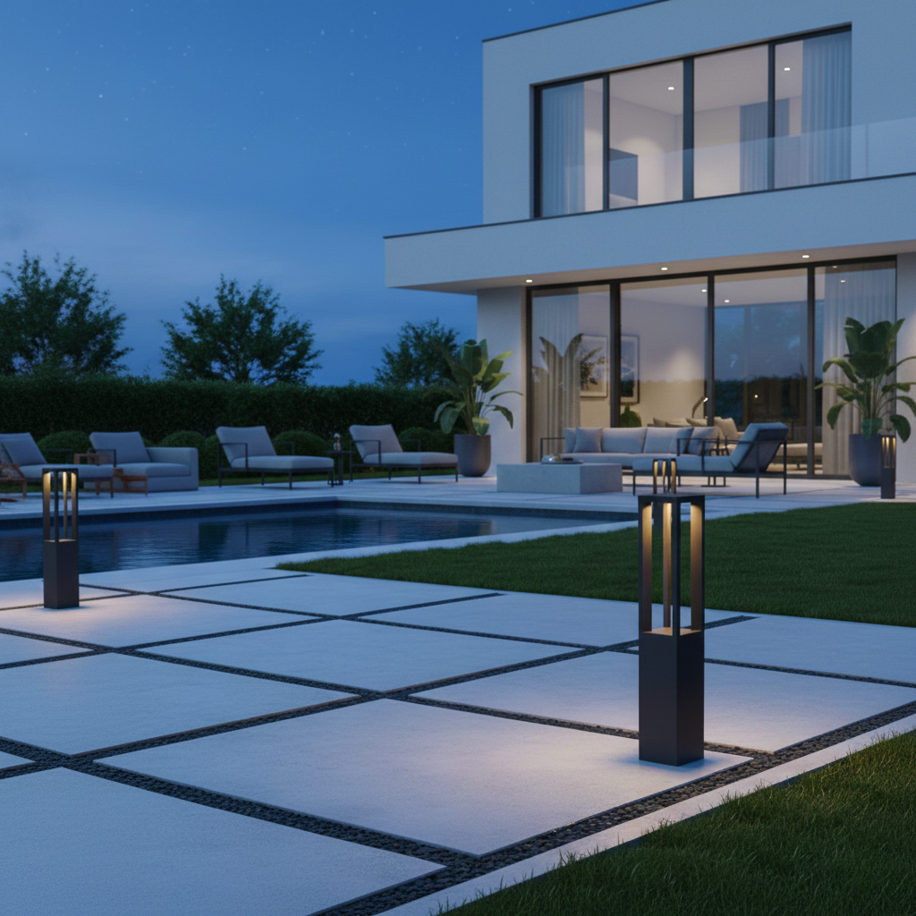 Architectural LED Bollard Lighting for Refined Outdoor Pathways