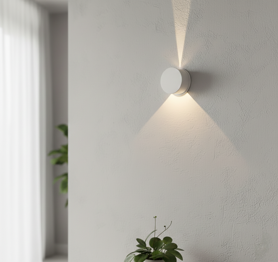 Minimalist Aluminium LED Wall Light with Soft Ambient Glow
