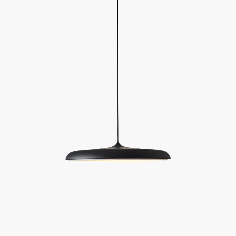 Scandinavian Disc Pendant Light with Soft LED Illumination