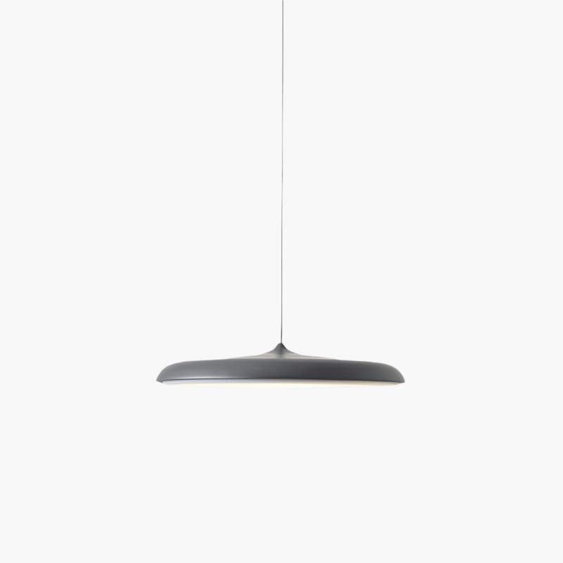 Scandinavian Disc Pendant Light with Soft LED Illumination