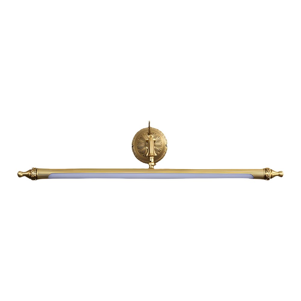 Antique Gold Adjustable LED Vanity Light with Three-Step Colour Temperature