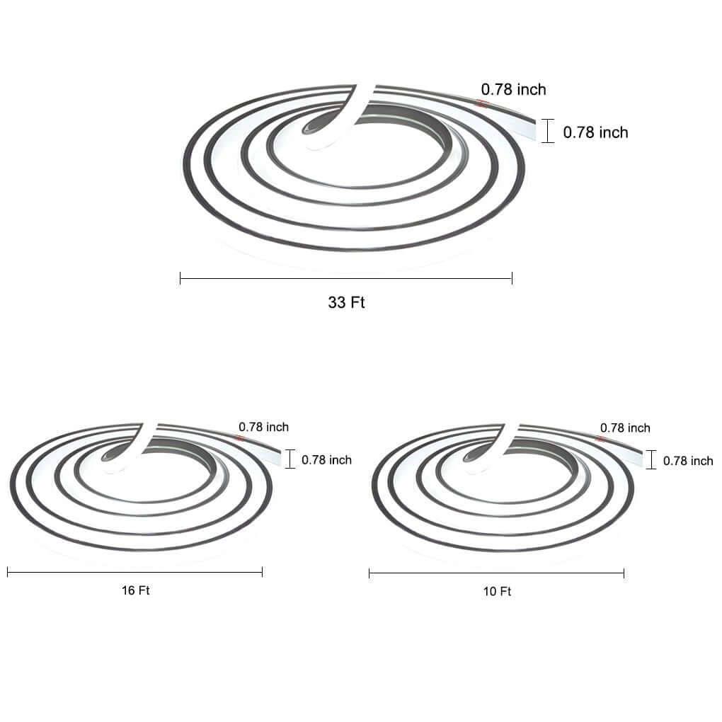 Recessed Flexible LED Strip Light with High Colour Rendering