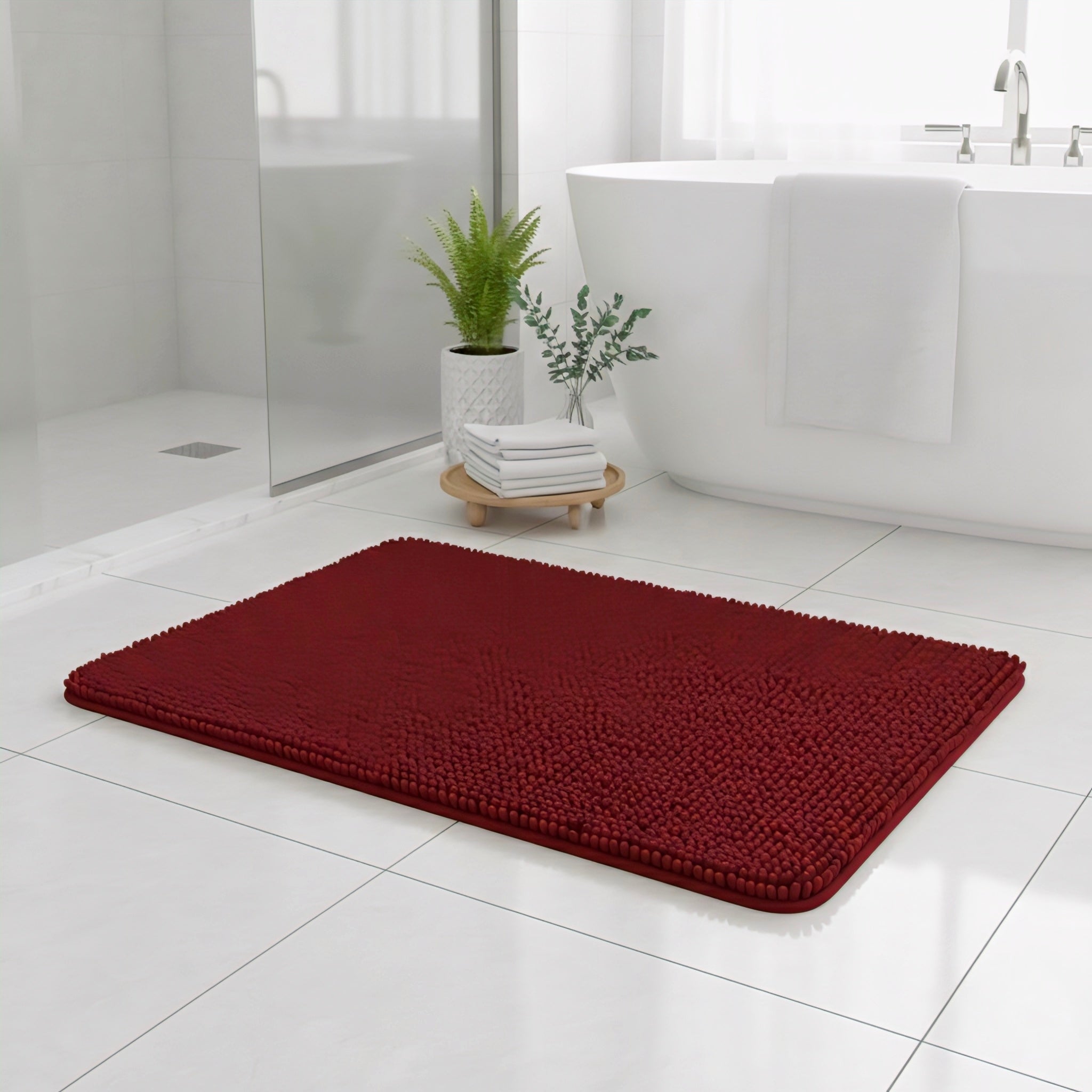 Ultra-Soft Bathroom Mat for Warmth, Comfort, and Everyday Safety