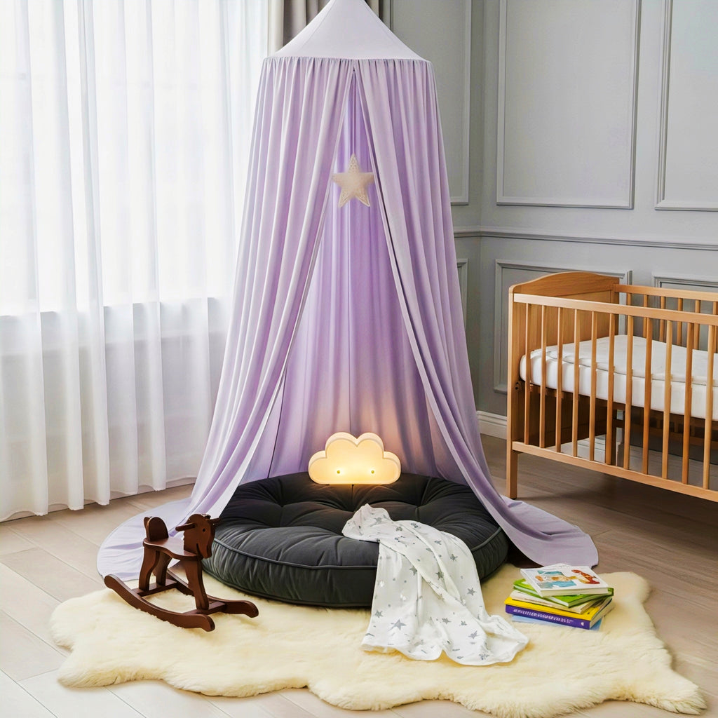 Soft Flowing Canopy for Cozy Children's Spaces