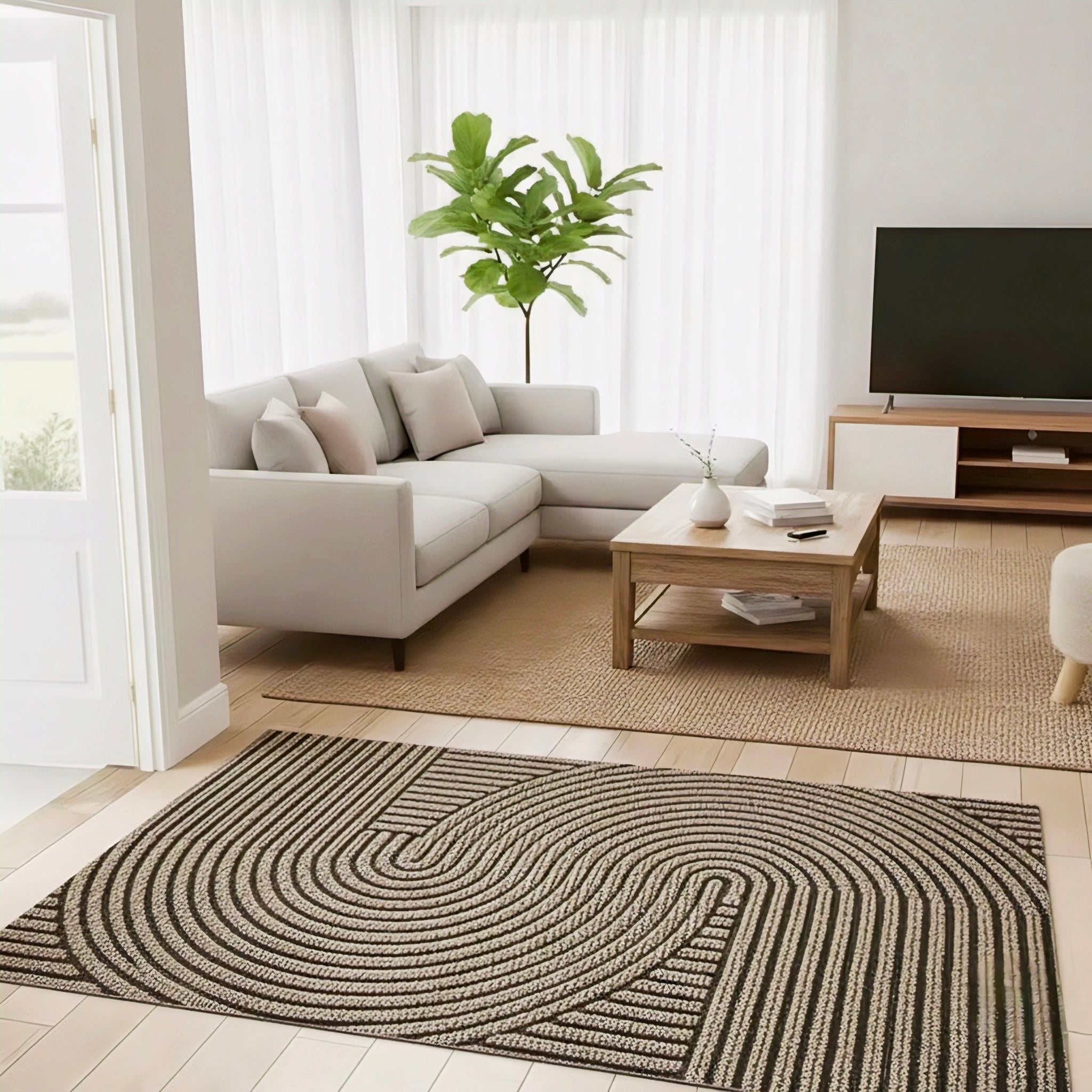 Scandinavian PVC Door Mat for Clean, Modern Entrances