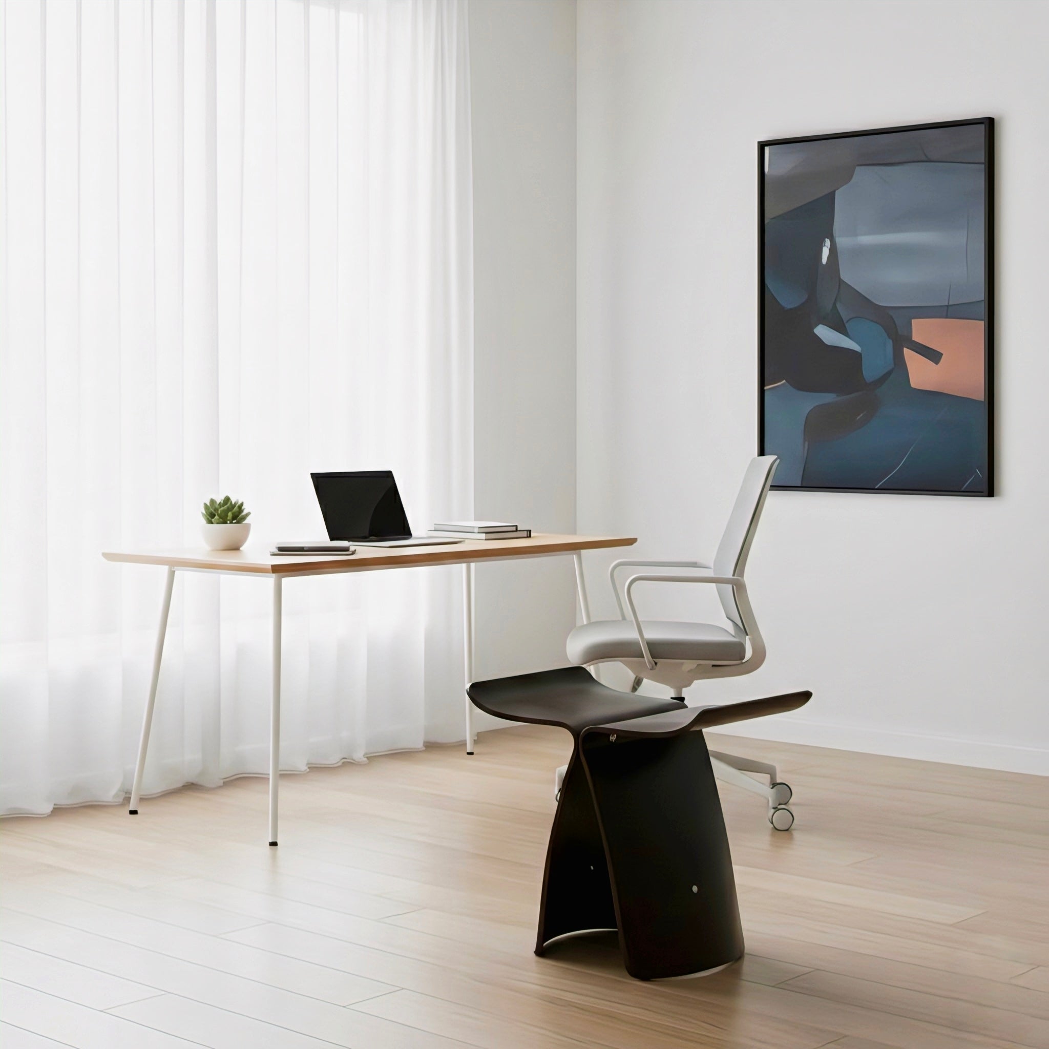 Minimalist Solid Wood Bench with Timeless Nordic Elegance