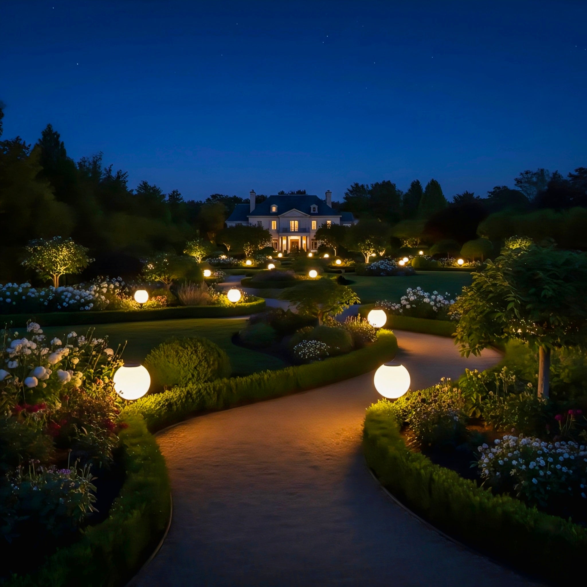 Solar Fence Post Cap Lights with Adjustable LED Glow