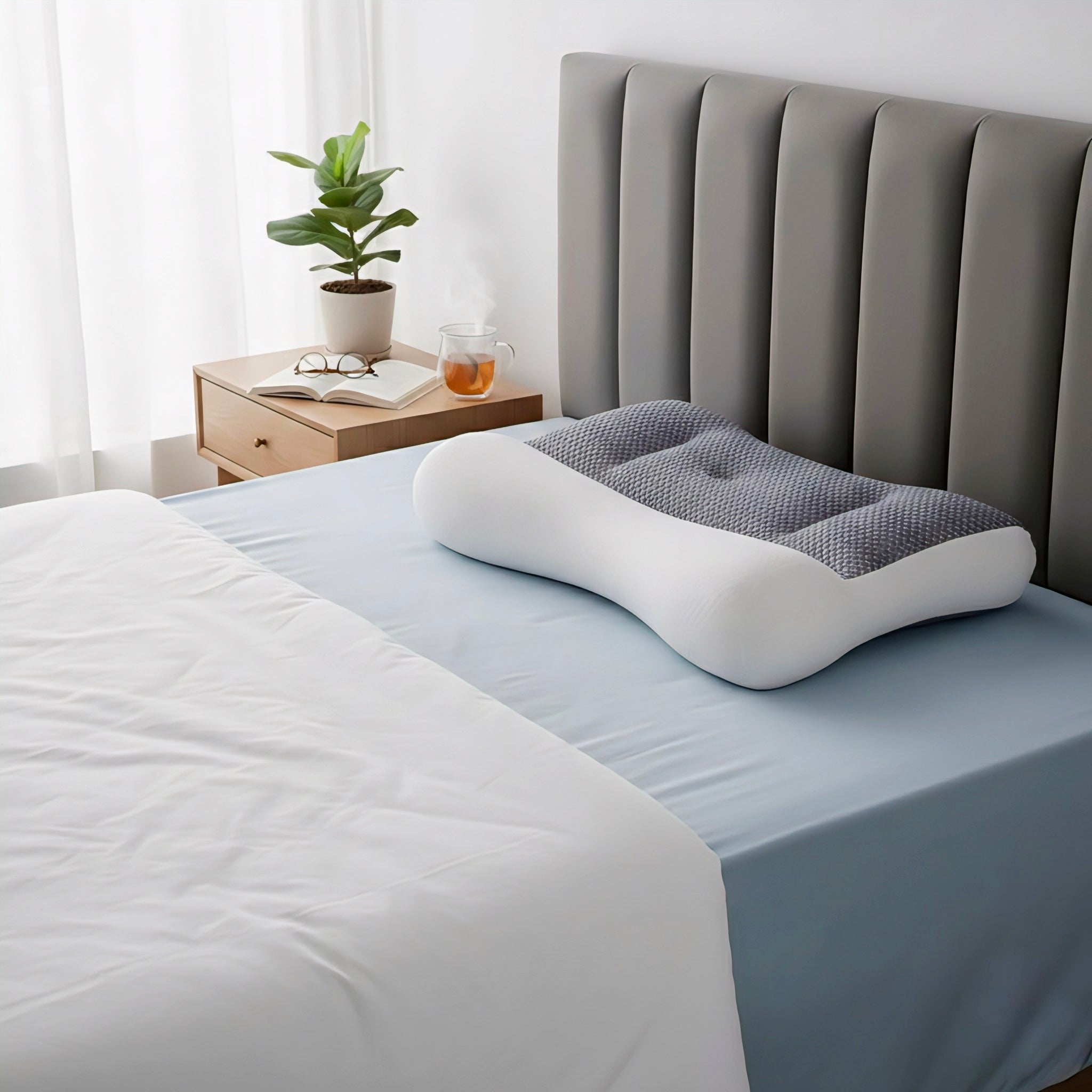 Orthopedic Neck Support Pillow for Aligned, Restorative Sleep