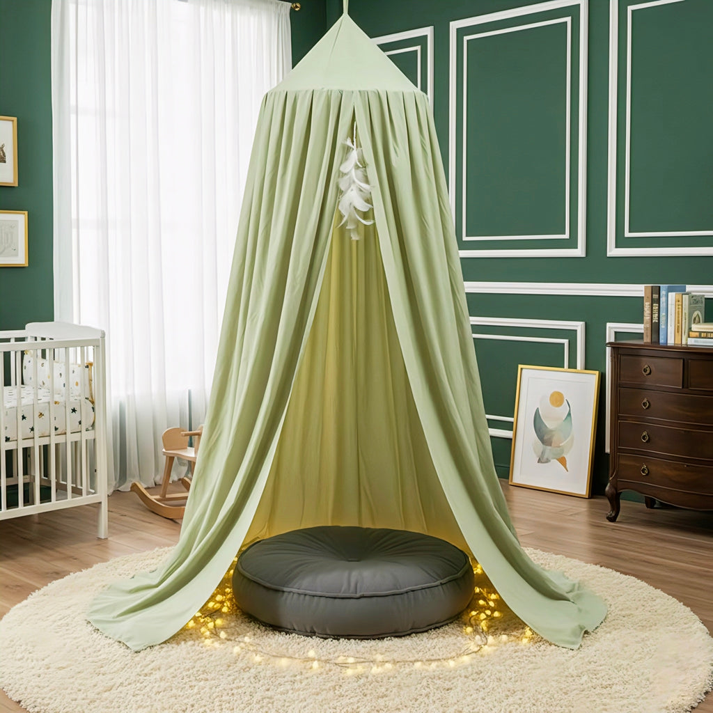 Soft Flowing Canopy for Cozy Children's Spaces