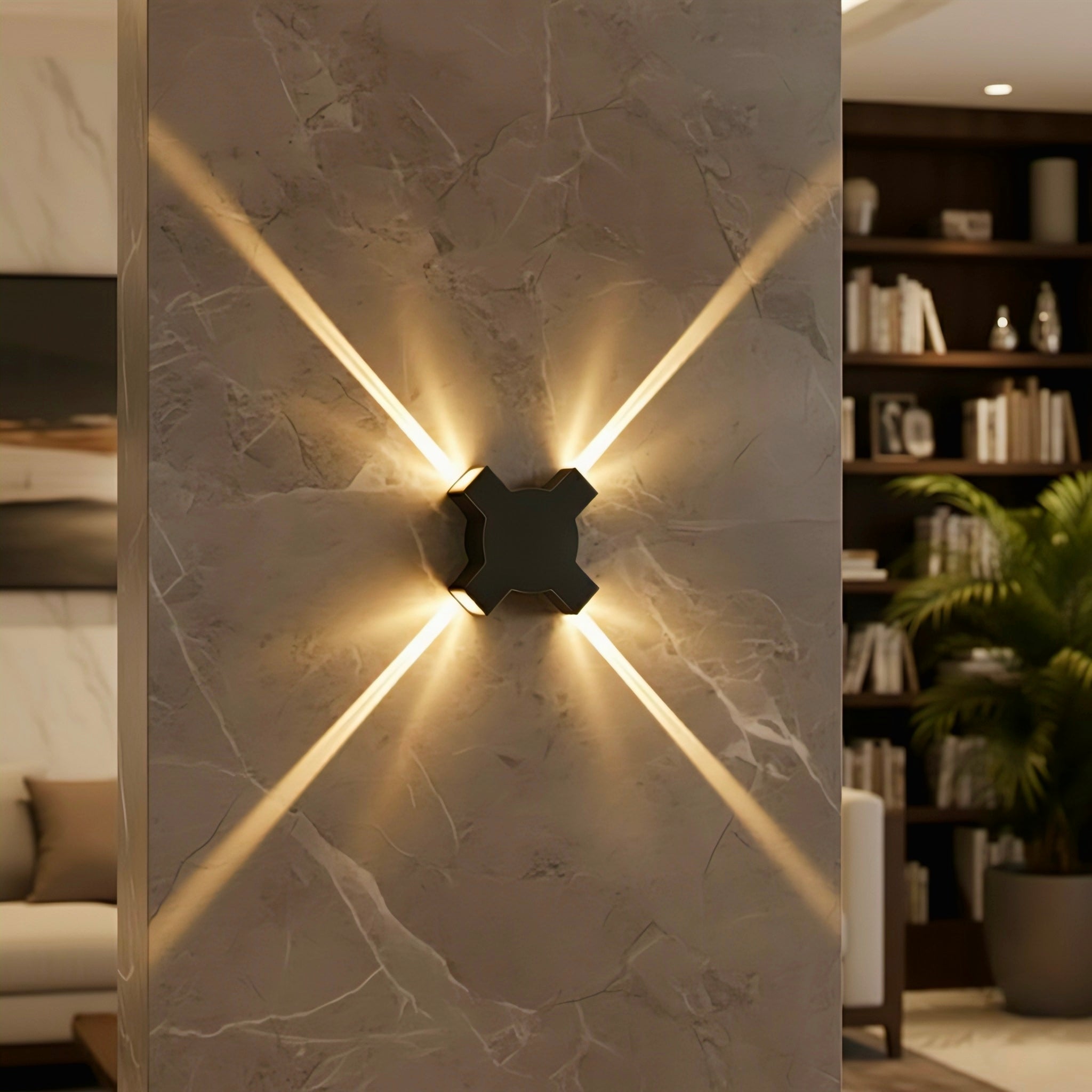 Sculptural Outdoor Wall Lighting with Refined Architectural Glow