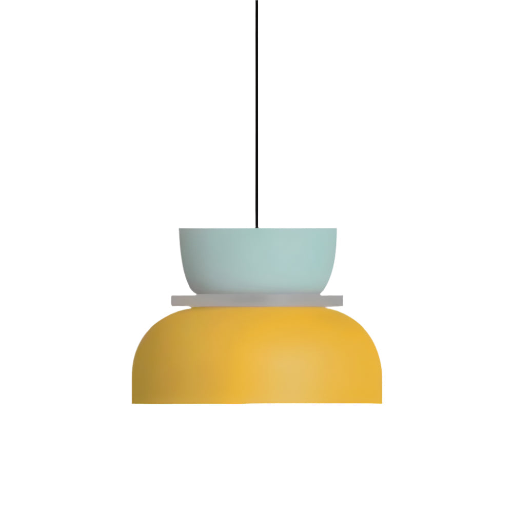 Scandinavian Pastel Pendant Light with Soft LED Ambience