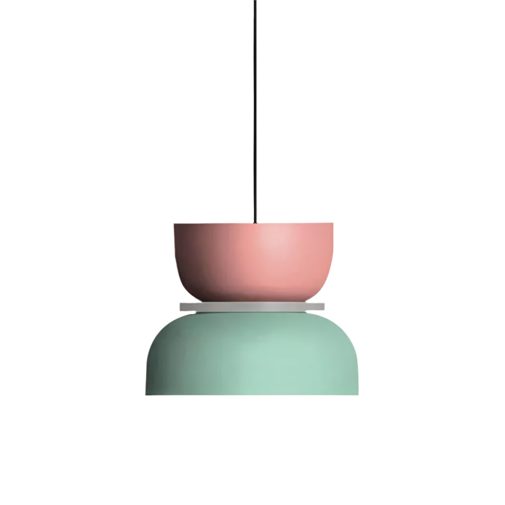 Scandinavian Pastel Pendant Light with Soft LED Ambience